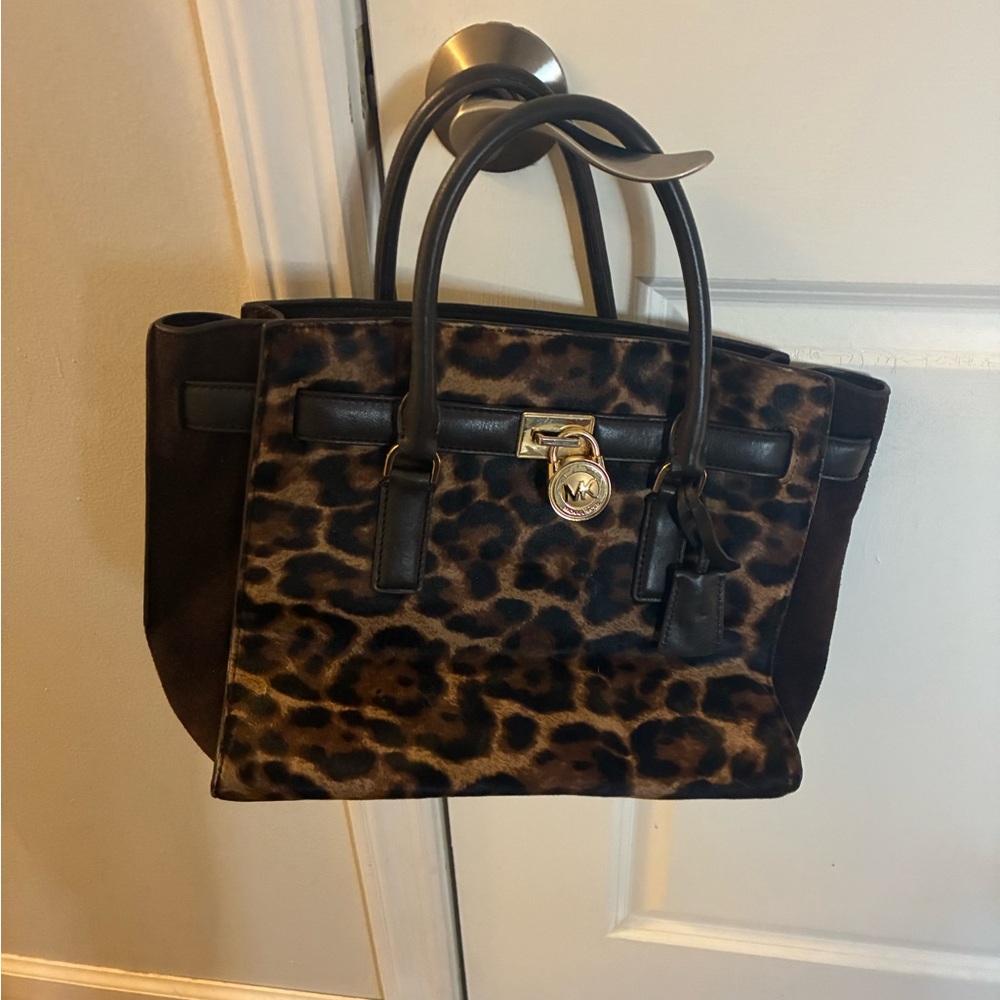 Michael Kors Leopard Print Tote Bag